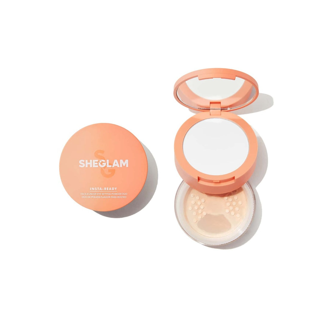 SHEGLAM Insta-Ready Face & Under Eye Setting Powder Duo-11 Bisque