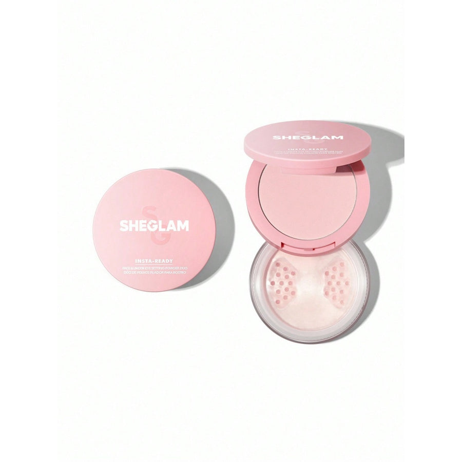 SHEGLAM Insta-Ready Face & Under Eye Setting Powder Duo-01 Bubblegum
