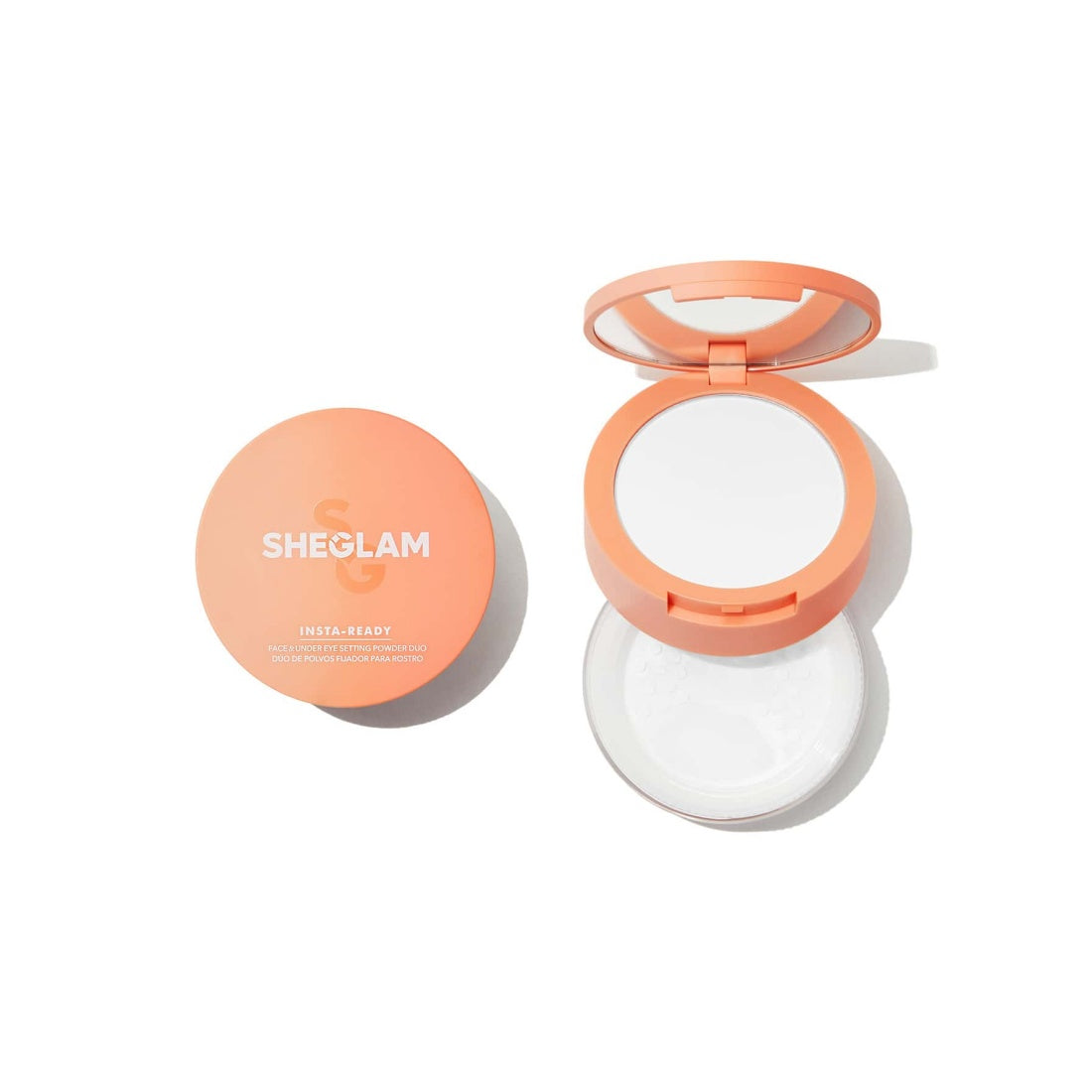 SHEGLAM Insta-Ready Face & Under Eye Setting Powder Duo-00 Translucent