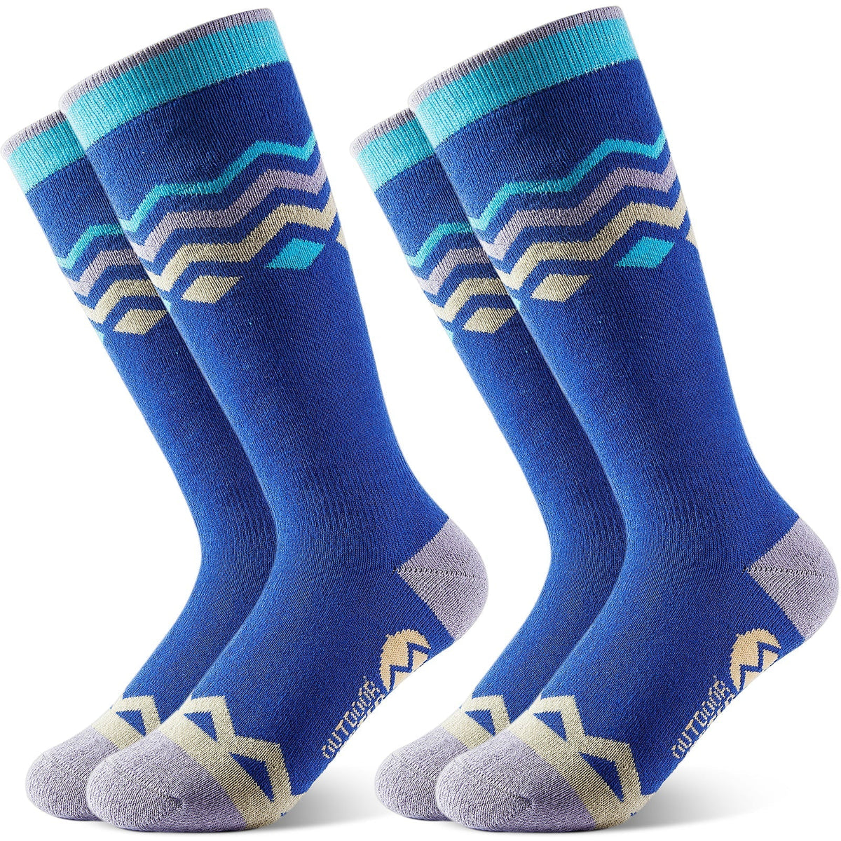 CHAUSSETTES D'HIVER EN COTON pour enfants (2 paires)