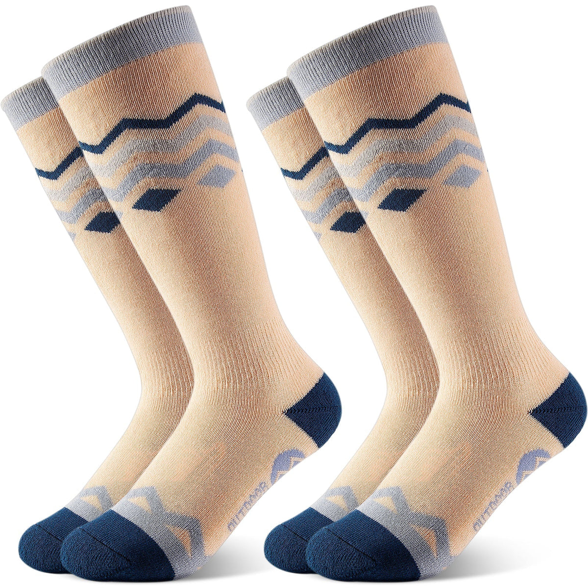 CHAUSSETTES D'HIVER EN COTON pour enfants (2 paires)