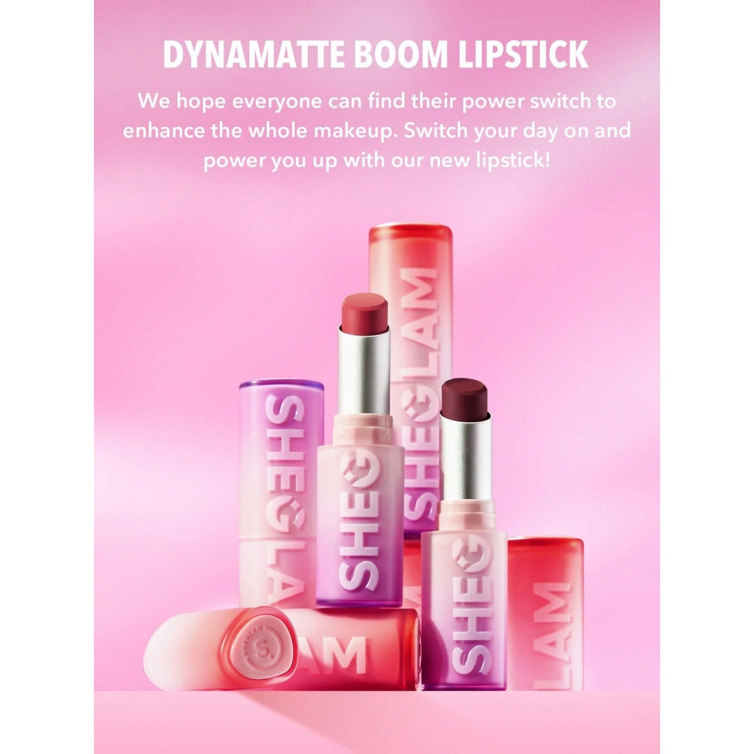 Labial mate de larga duración SHEGLAM Dynamatte Boom - 111 High Key