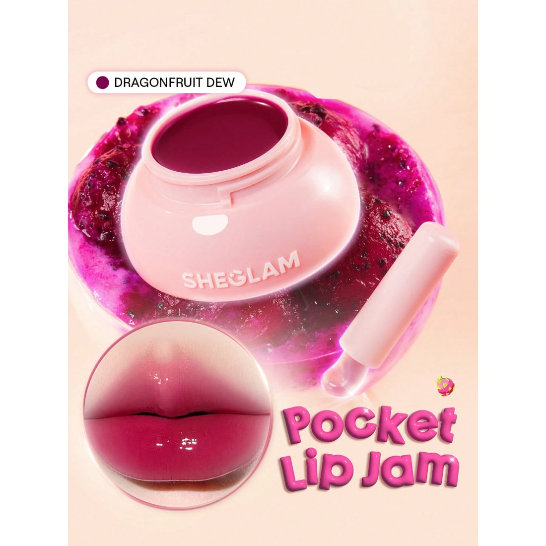 SHEGLAM Hydra Jelly Pocket Lip Jam-415 Dragonfruit Dew