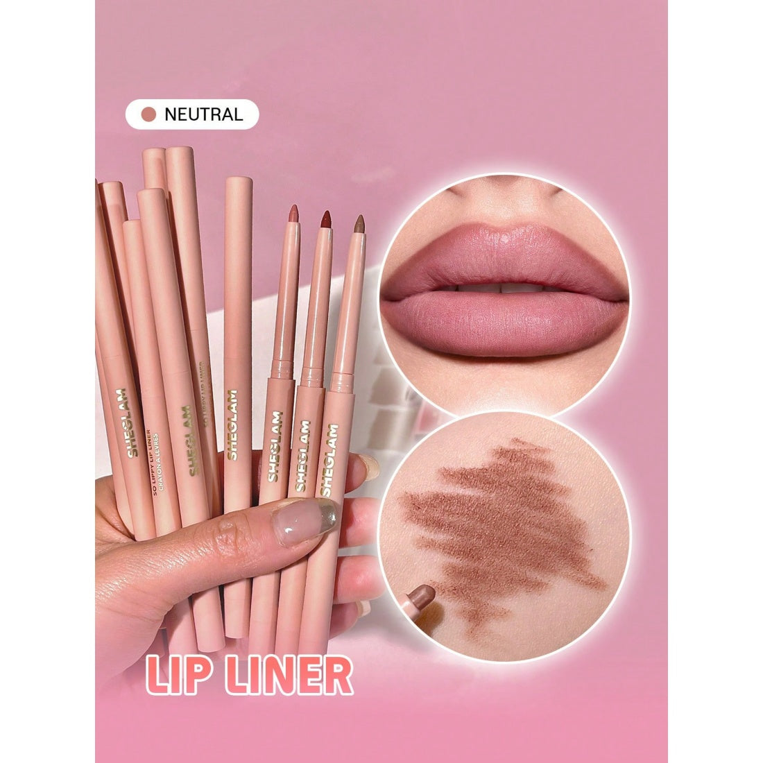Delineador de labios SHEGLAM So Lippy-004 Neutral