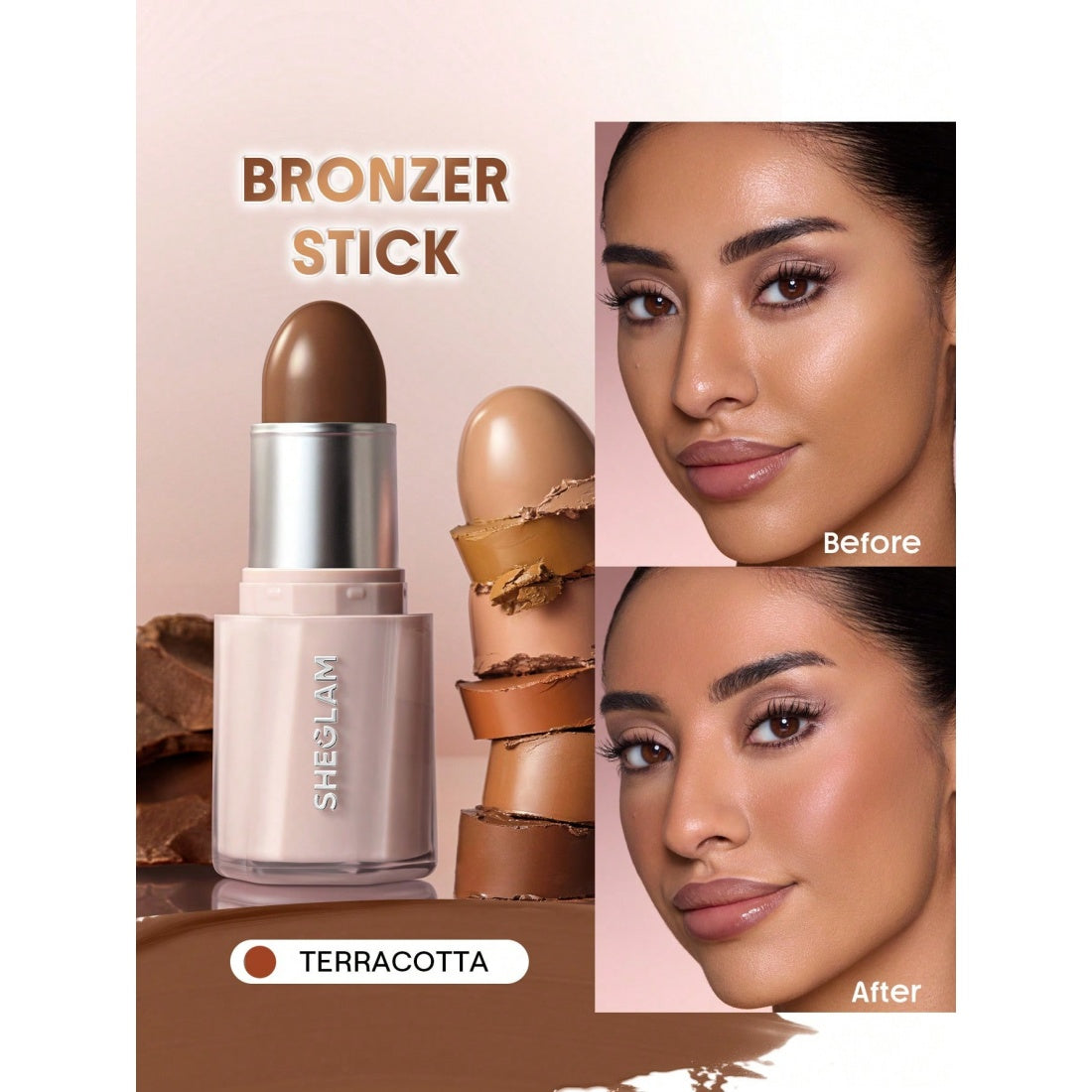 SHEGLAM Buttery Buff Contour & Bronzer Stick-Terracotta