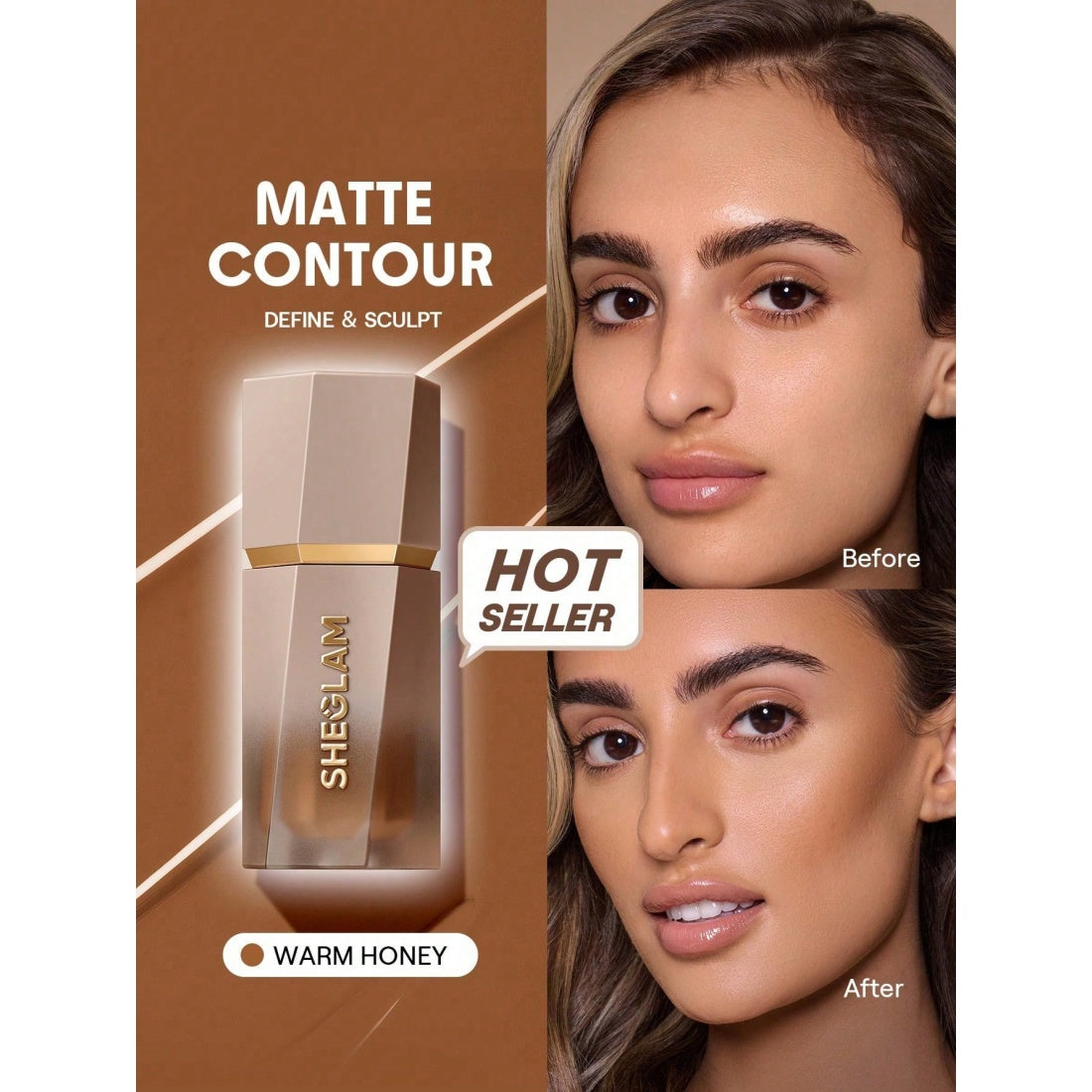 SHEGLAM Sun Sculpt Liquid Contour-10 Warm Honey