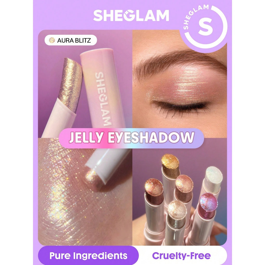 SHEGLAM Crystal Jelly Glaze Stick – 06 Aura Blitz