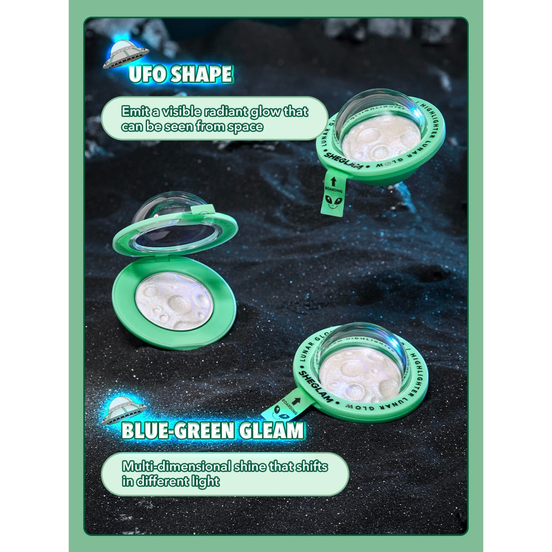 SHEGLAM Lunar Glow Highlighter-81 Neutron Star
