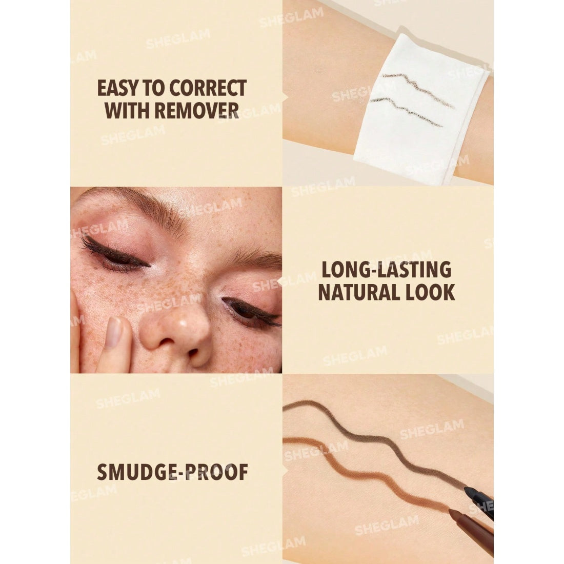 SHEGLAM On-Line Creamy Eyeliner-Black