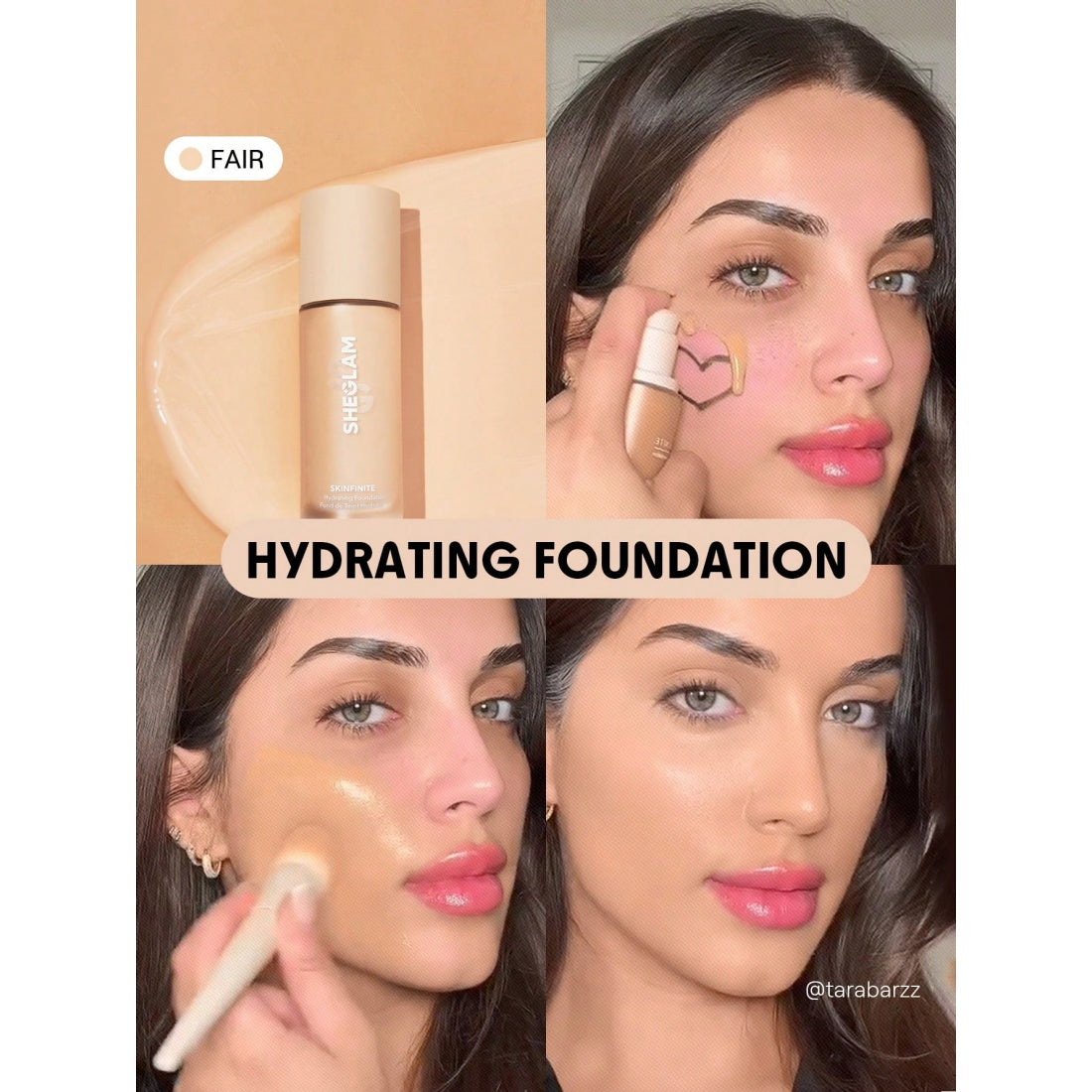 SHEGLAM Skinfinite Feuchtigkeitsspendende Foundation – Hell