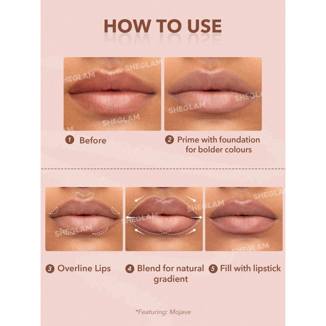 Delineador de labios SHEGLAM So Lippy-004 Neutral