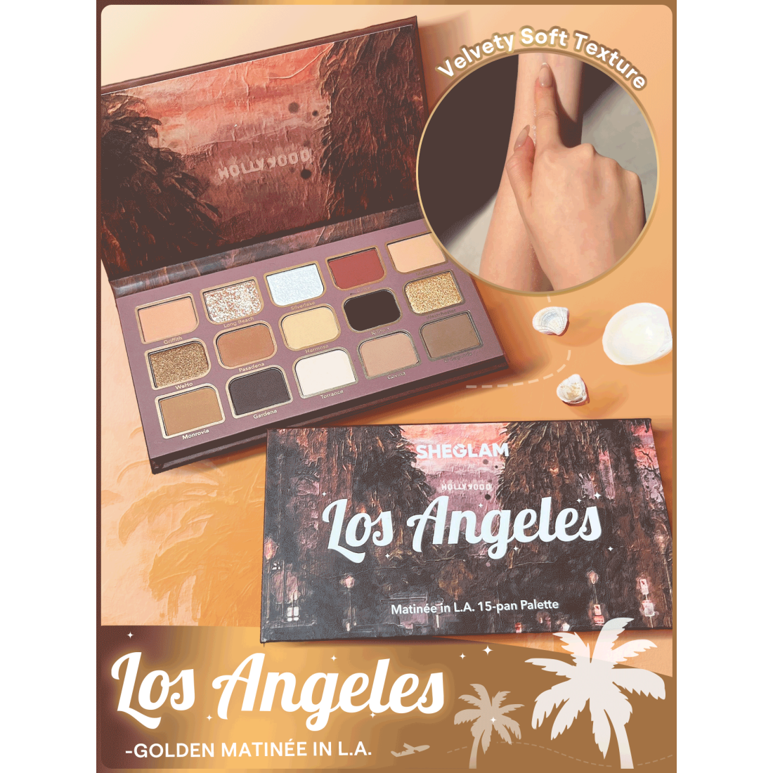 SHEGLAM Matinée in L.A. 15-Farben-Palette