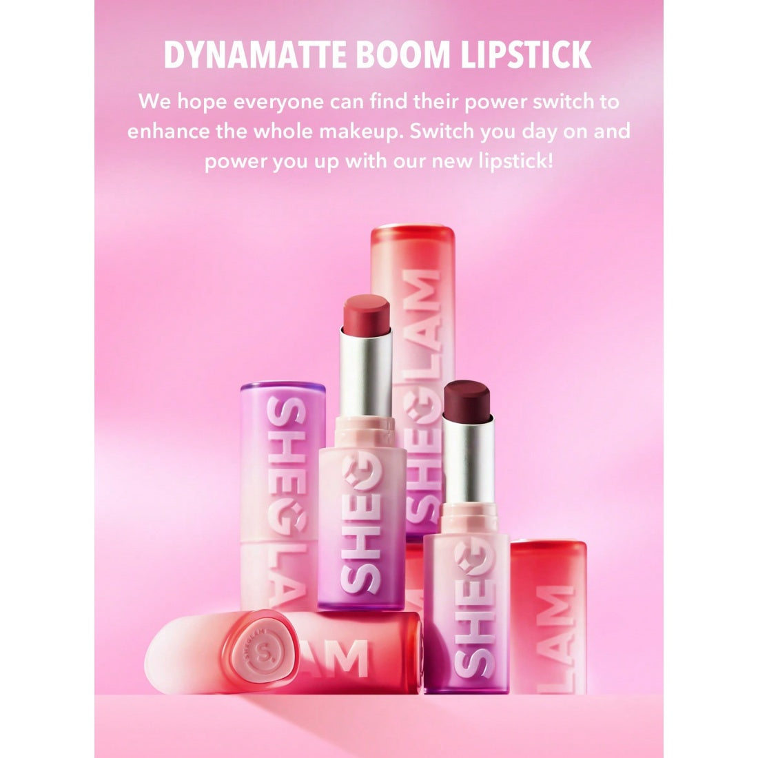 SHEGLAM Dynamatte Boom langanhaltender matter Lippenstift – 001 Encore Energy