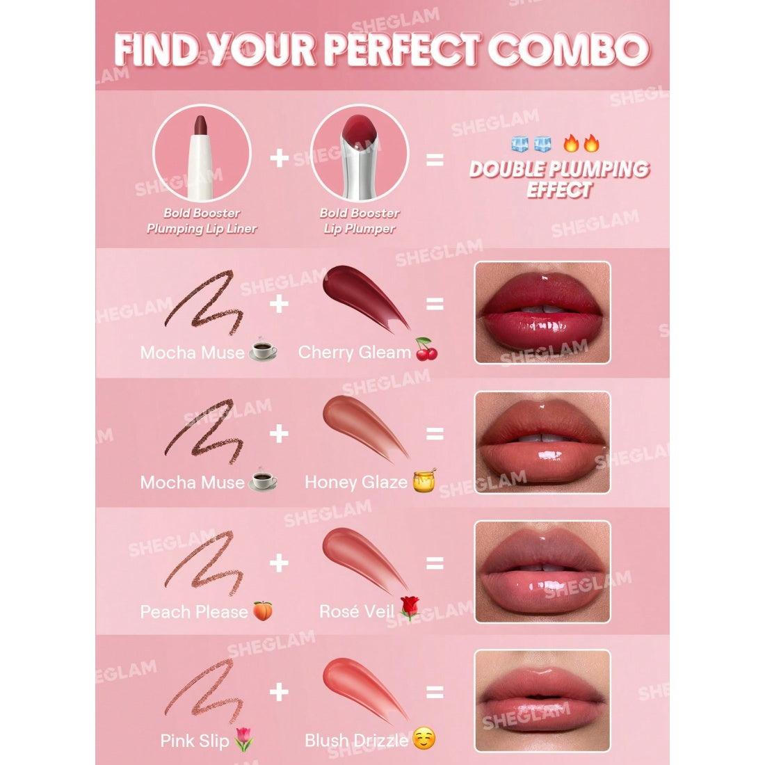 SHEGLAM Bold Booster Lip Plumper-409 Berry Spritz