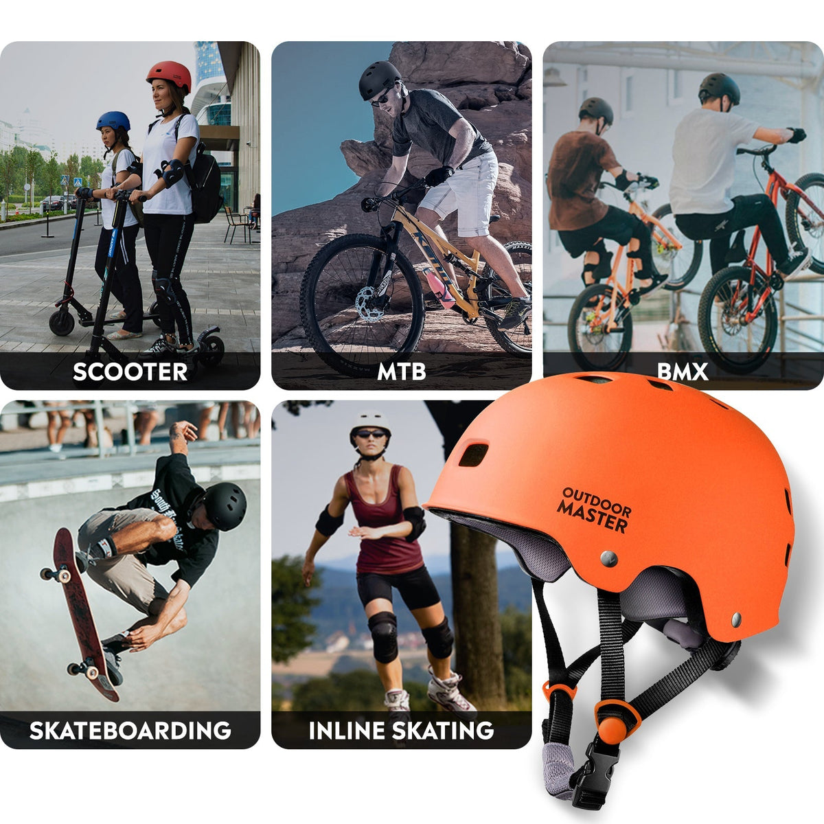 Fahrrad- und Skateboardhelm ORYX