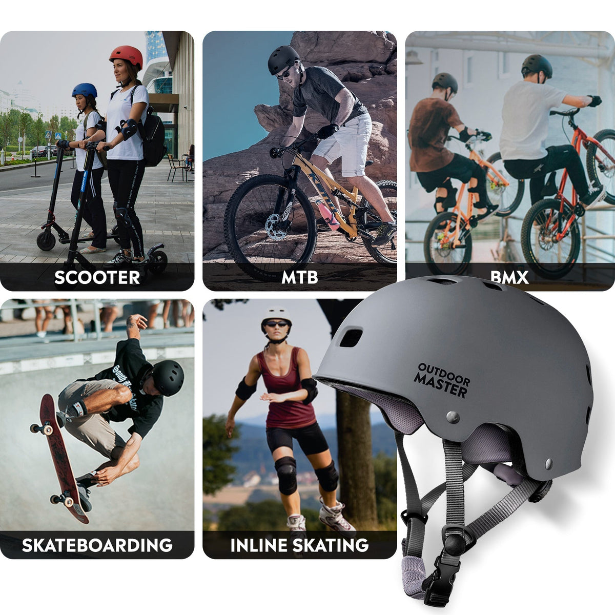 Fahrrad- und Skateboardhelm ORYX