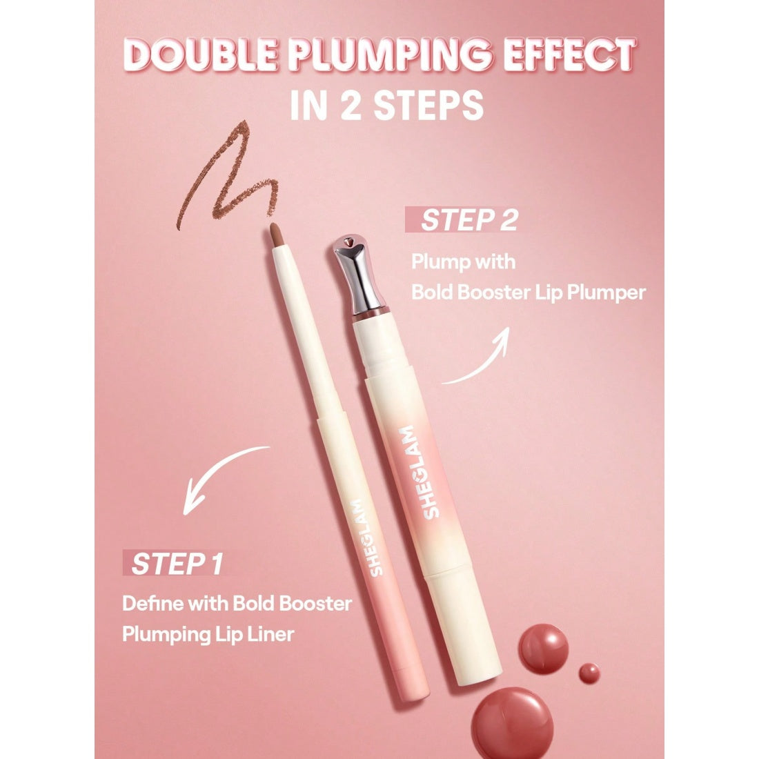 SHEGLAM Repulpeur de lèvres Bold Booster-310 Cherry Gleam