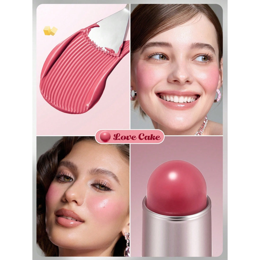 SHEGLAM Barra de Rubor Buttery Bliss-001 Love Cake