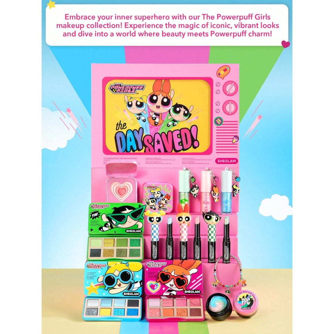 The Powerpuff Girls X SHEGLAM - Colorete con brillo Tough Love - Utonium