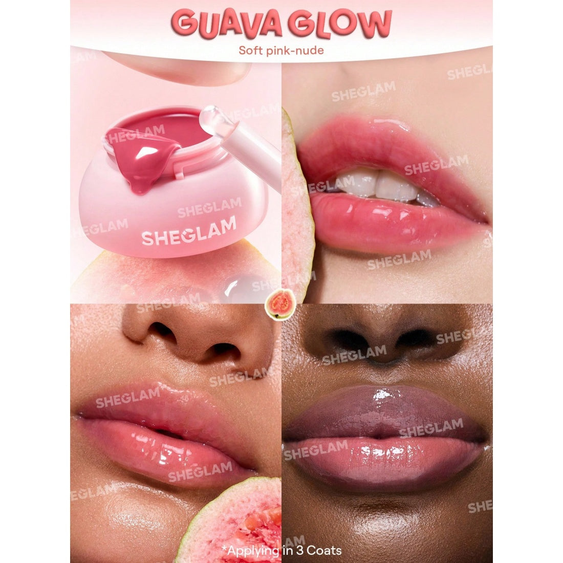 SHEGLAM Hydra Jelly Pocket Lip Jam-106 Guava Glow