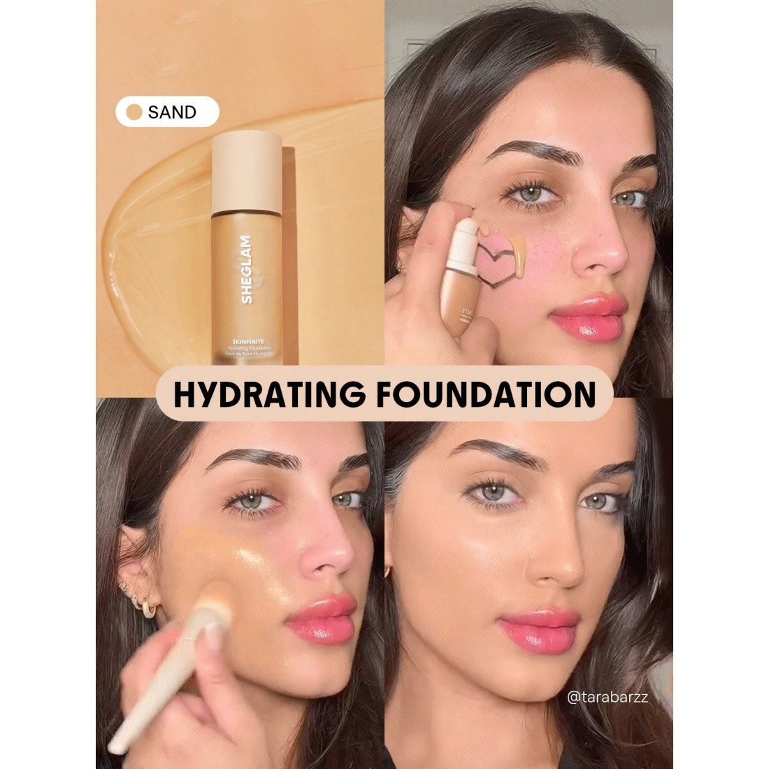 SHEGLAM Skinfinite Feuchtigkeitsspendende Foundation-Sand