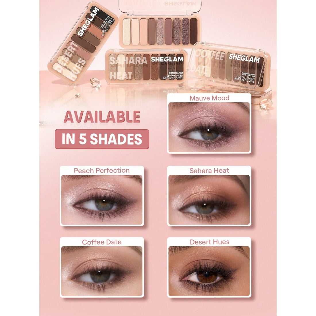 SHEGLAM Mauve Mood Palette