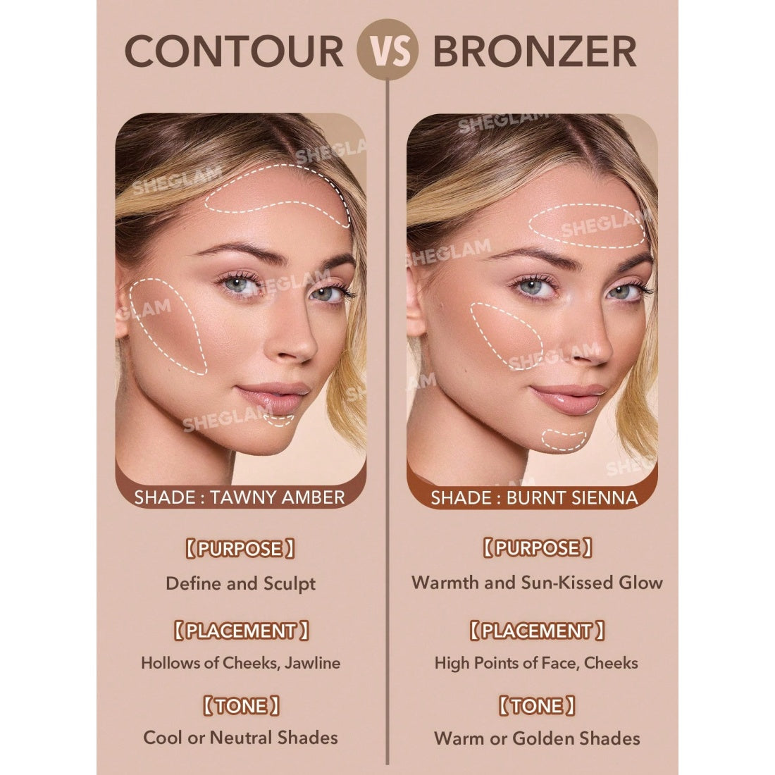 SHEGLAM Sun Sculpt Liquid Contour-01 Soft Tan
