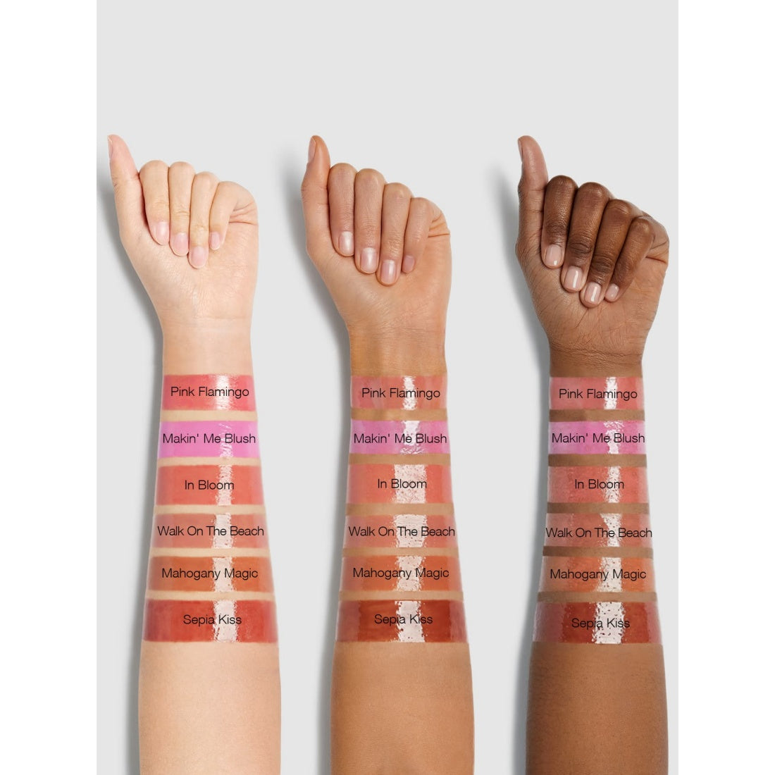 SHEGLAM Pout-Perfect Shine Voluminizador de labios-555 Beso sepia