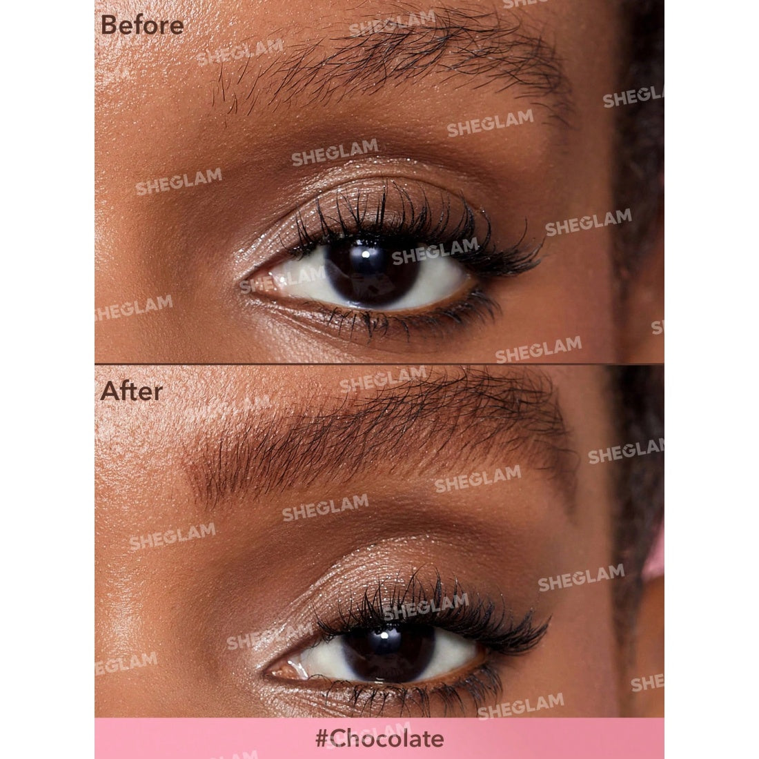 SHEGLAM Brow-fection Abgewinkelter Pinsel & Dip-08 Chocolate