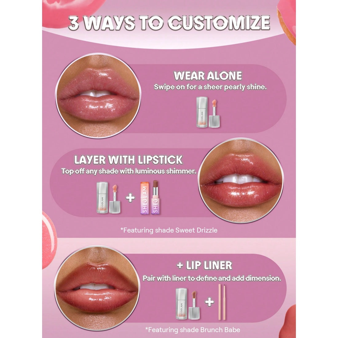SHEGLAM Glass Lock Air Gloss- 111 High Key