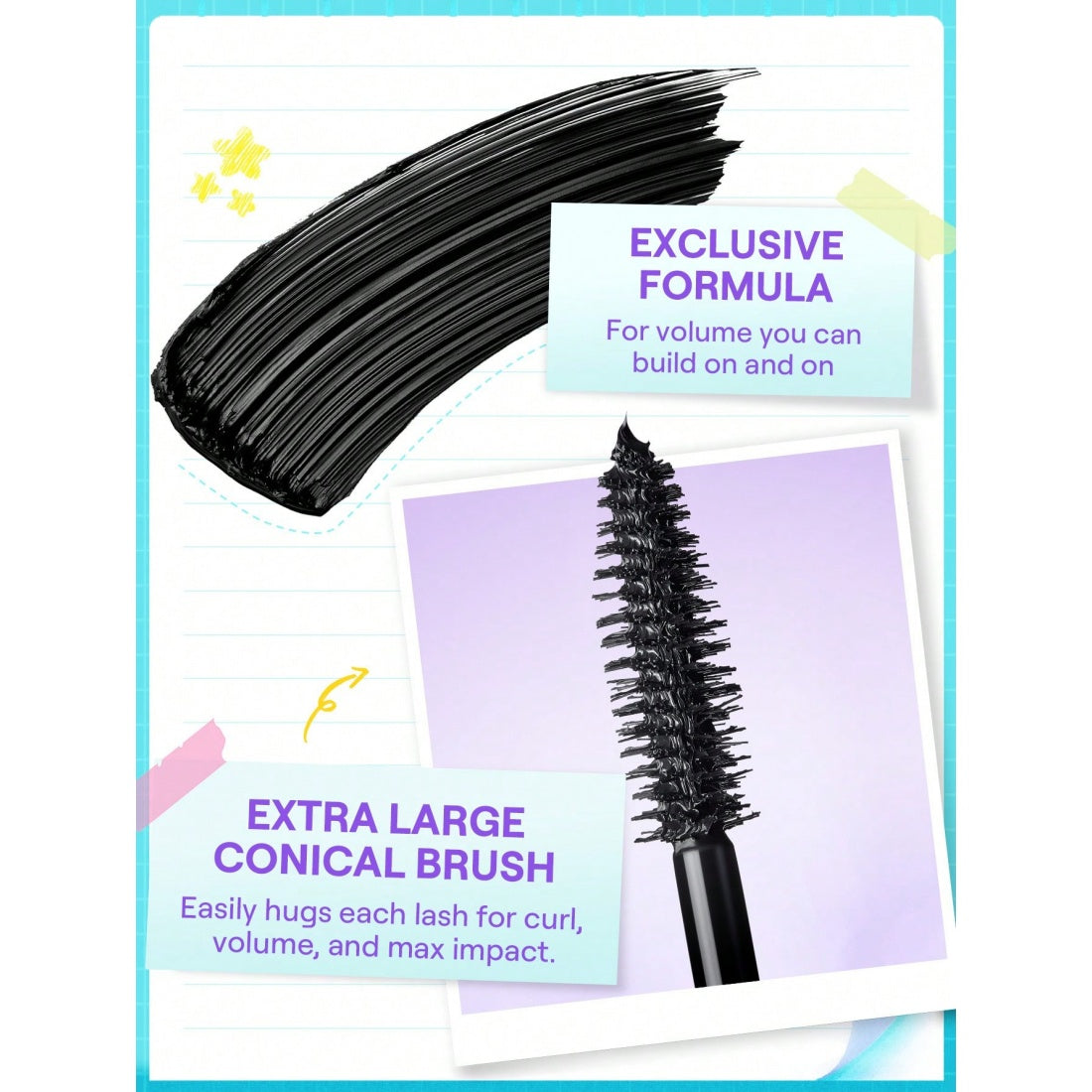 SHEGLAM Lashlighter Mega Boost Mascara-Black