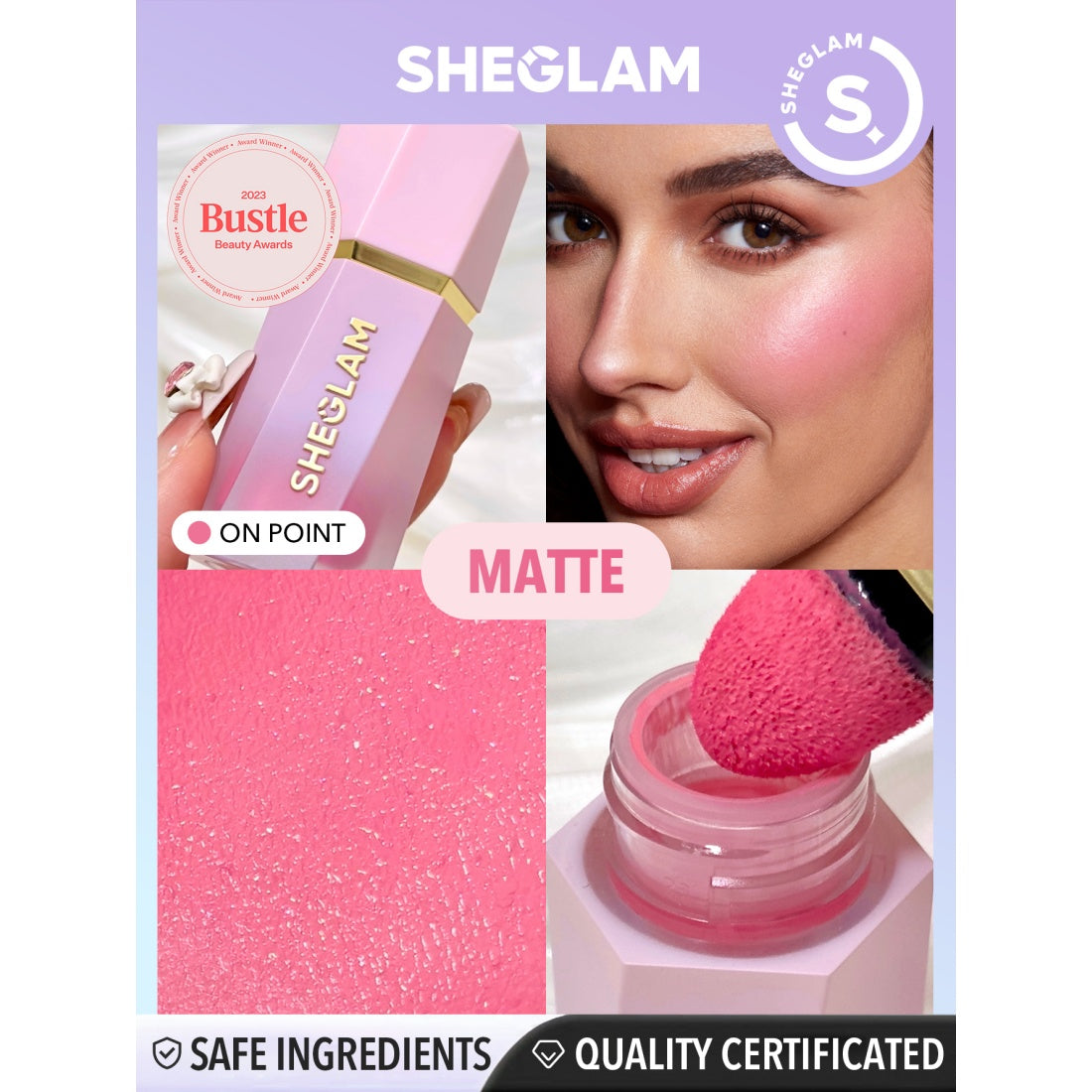 Colorete Líquido Color Bloom de SHEGLAM - 003 On Point