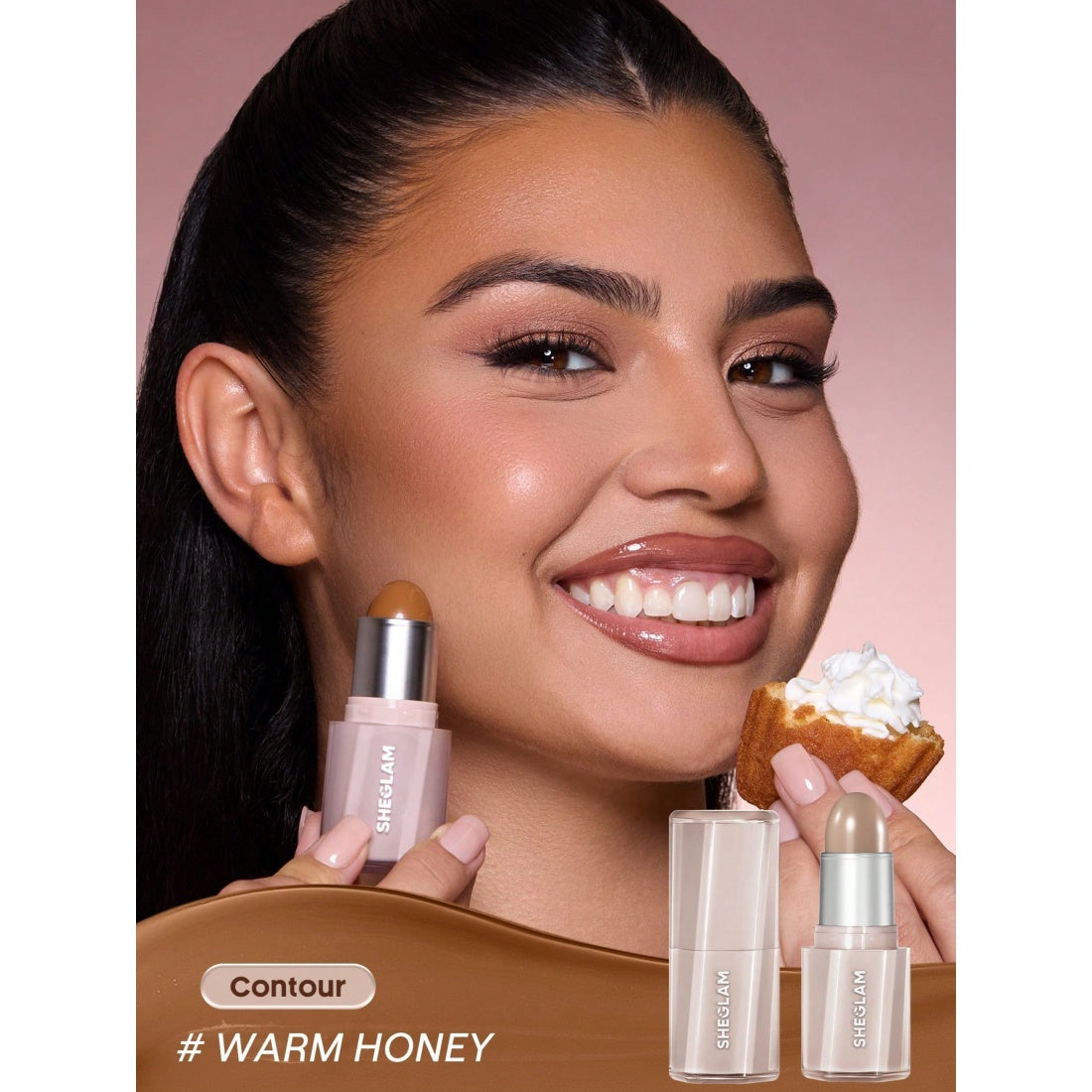 Barra de contorno y bronceador SHEGLAM Buttery Buff - Warm Honey