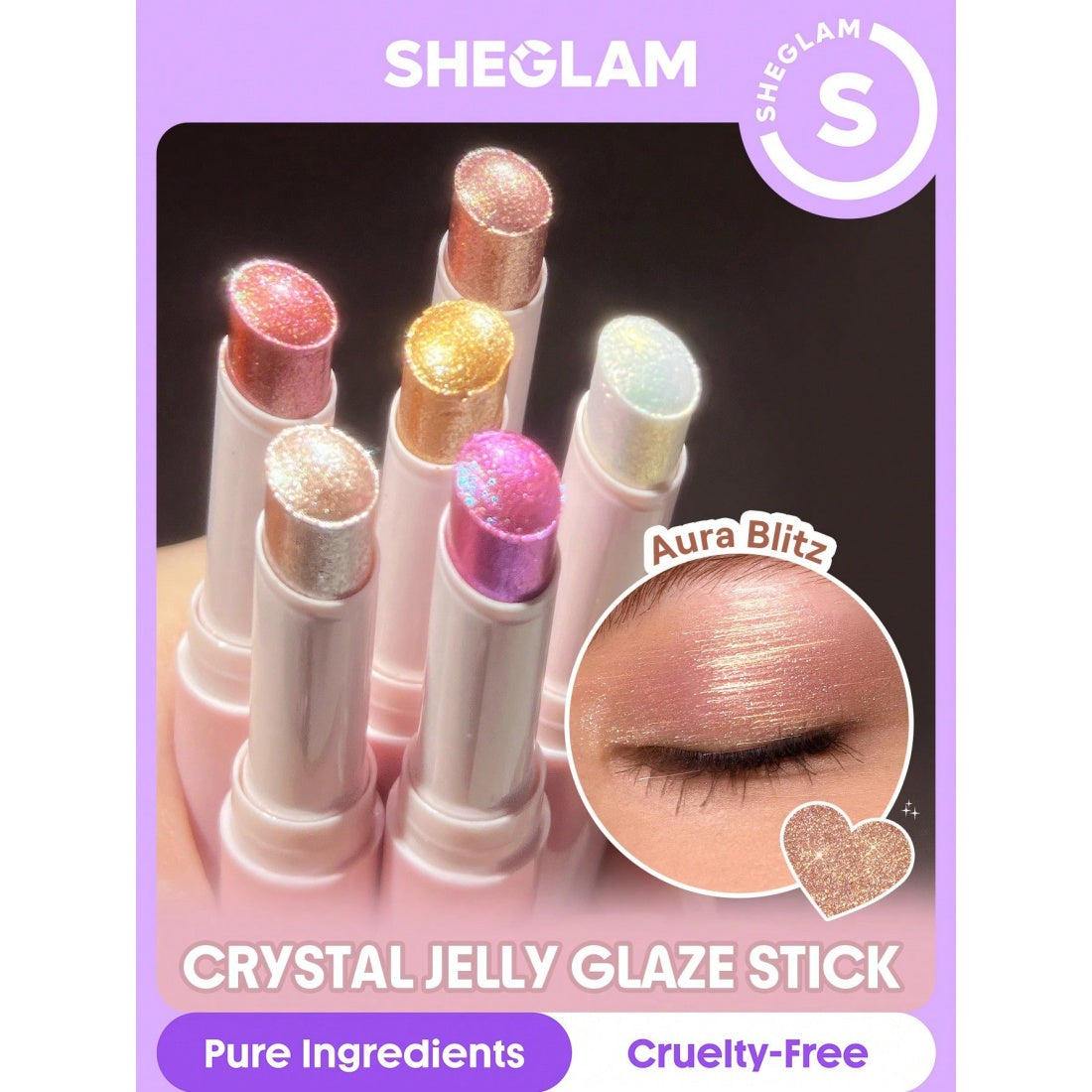 SHEGLAM Crystal Jelly Glaze Stick – 06 Aura Blitz