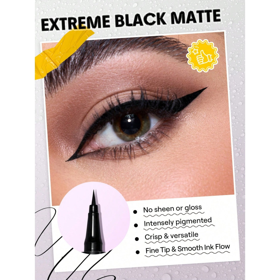 Eyeliner mat SHEGLAM Oh So Rich - Noir