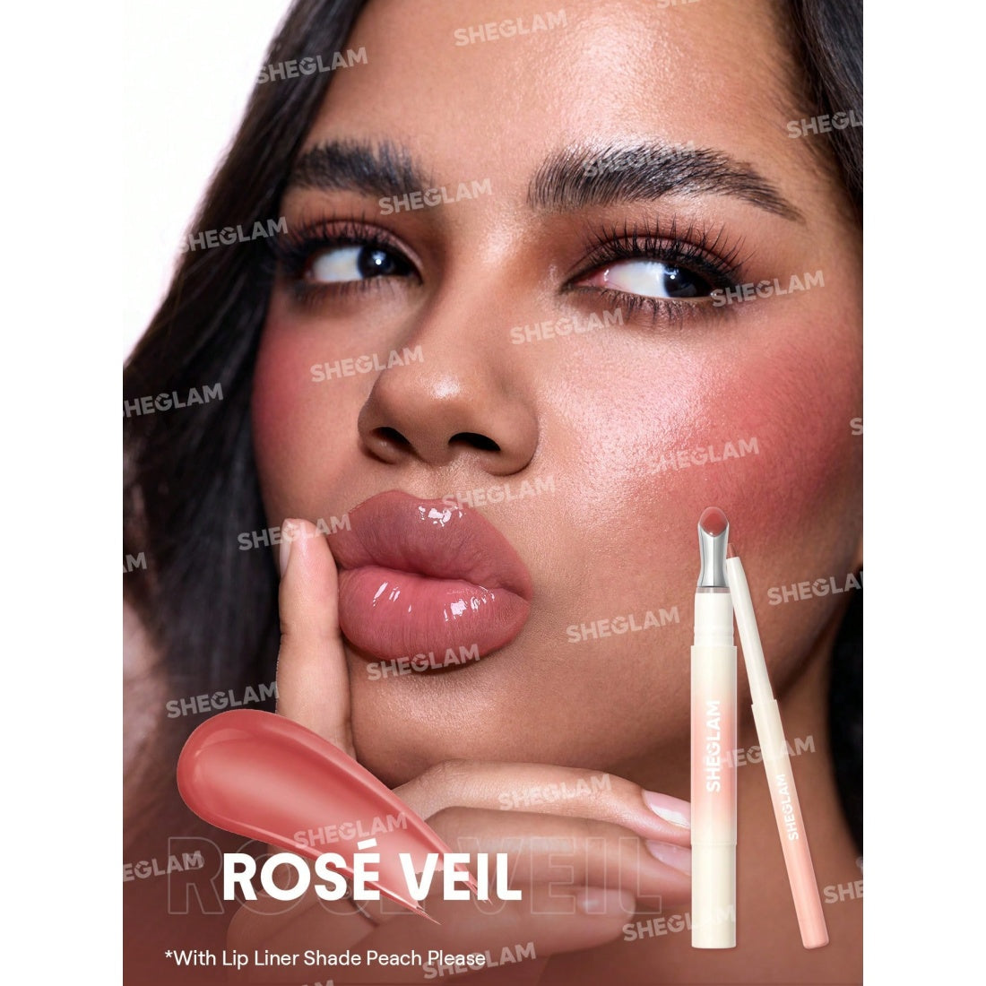 SHEGLAM Bold Booster Lip Plumper-113 Rosé Veil