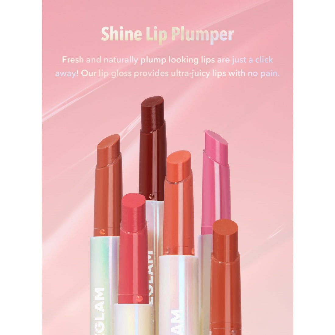 SHEGLAM Pout-Perfect Shine Voluminizador de labios-555 Beso sepia