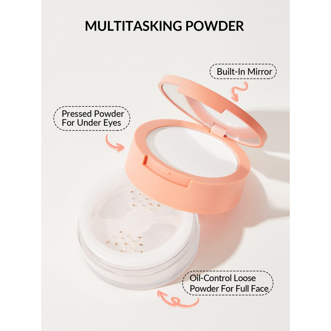 SHEGLAM Insta-Ready Face & Under Eye Setting Powder Duo-00 Translucent