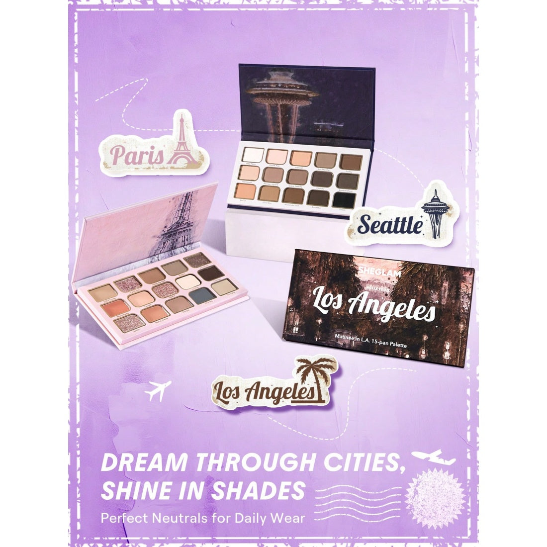 SHEGLAM Matinée in L.A. 15-Farben-Palette
