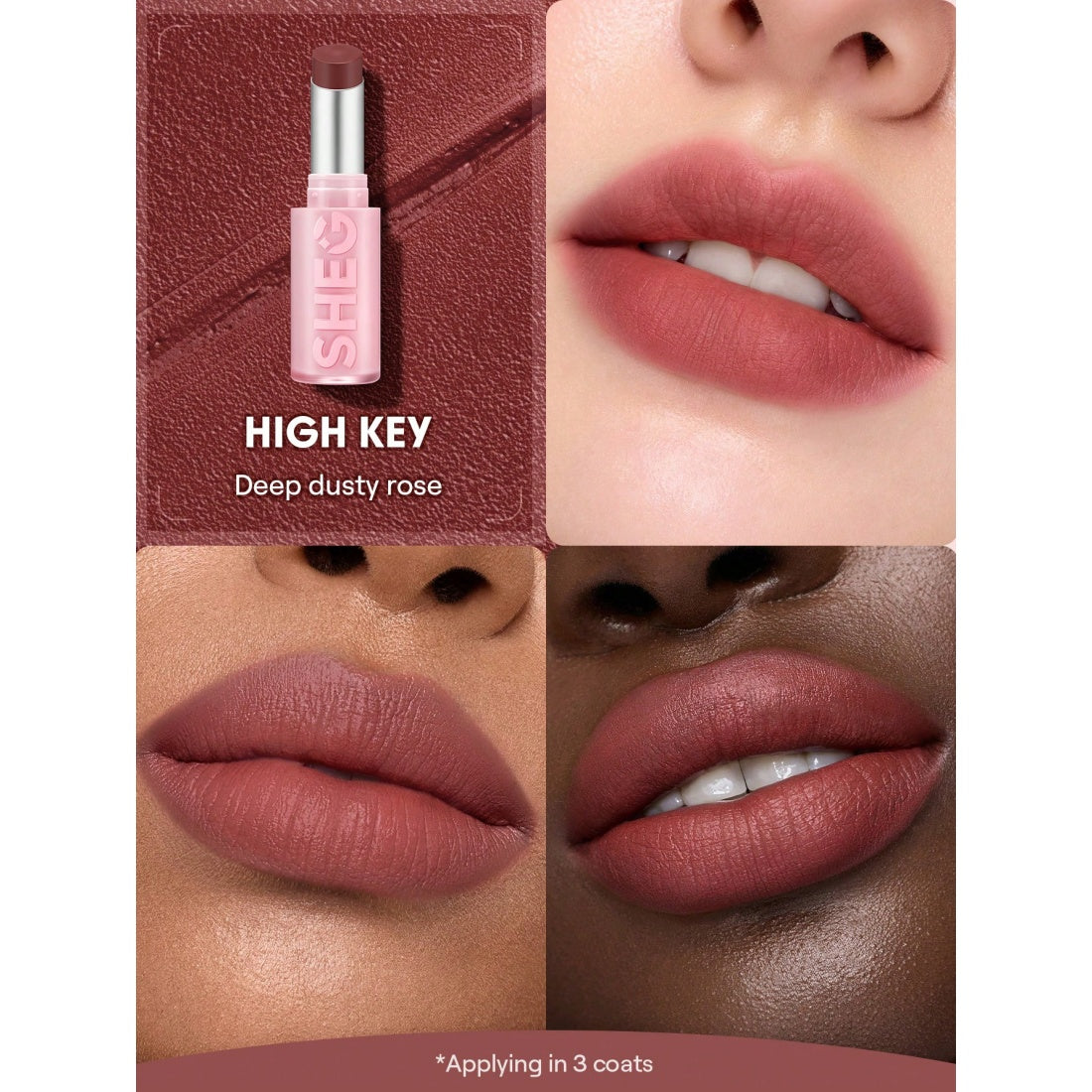 SHEGLAM Lip Veil Cushion Lightweight Lipstick-111 High Key