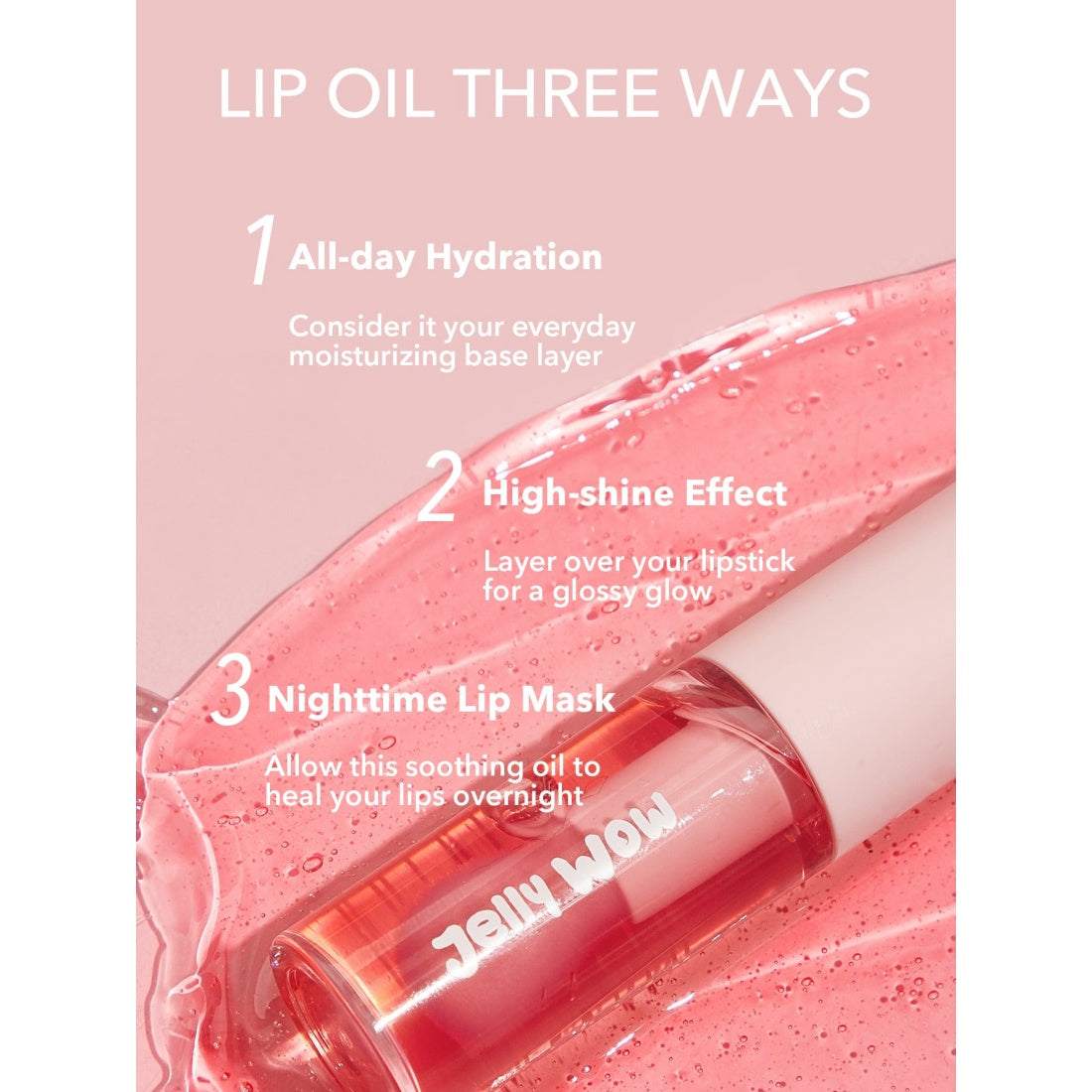 SHEGLAM Jelly Wow Hydrating Lip Oil-603 Berry Involved