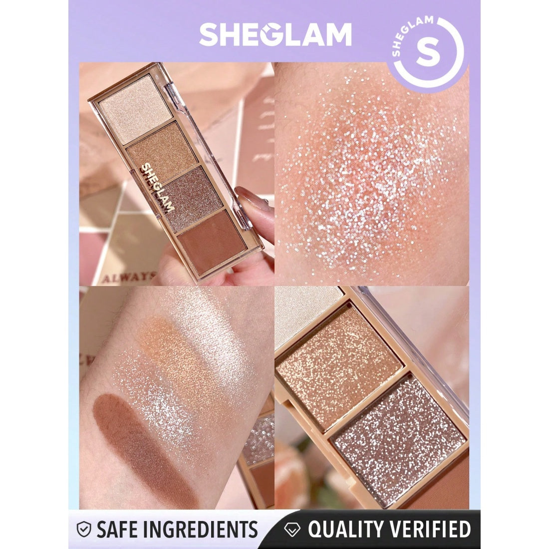 SHEGLAM The Essentials Pocket Eyeshadow Palette-Veil