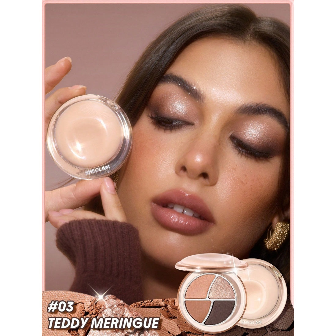 SHEGLAM Daydreamer Mini Palette-Teddy Meringue