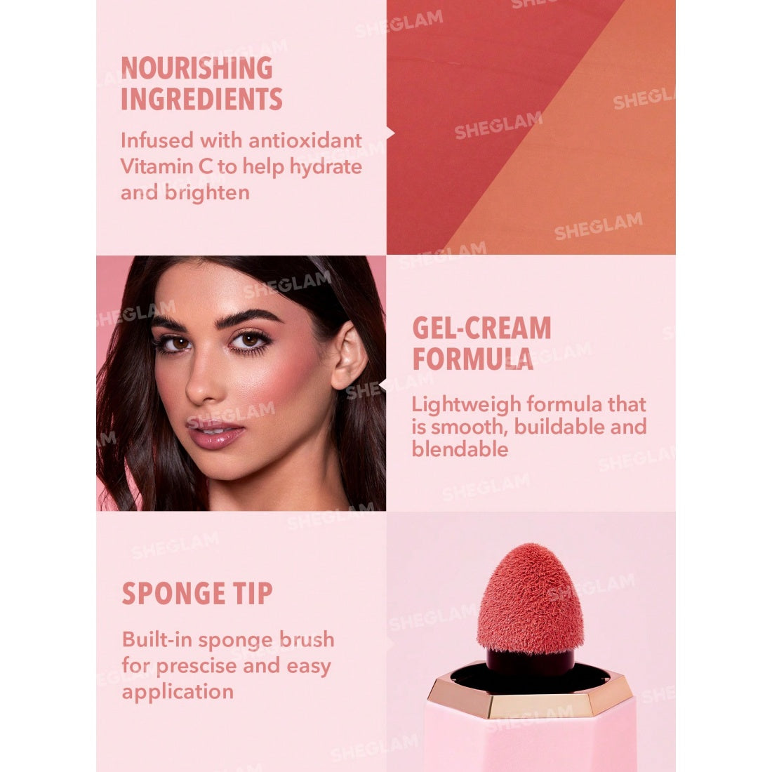 SHEGLAM Color Bloom Liquid Blush-200 Devoted