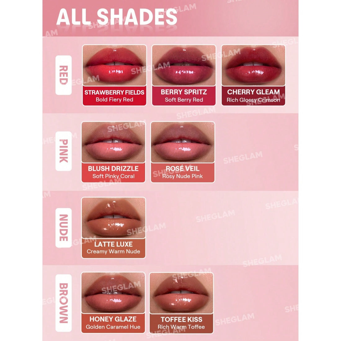 SHEGLAM Repulpeur de lèvres Bold Booster-310 Cherry Gleam