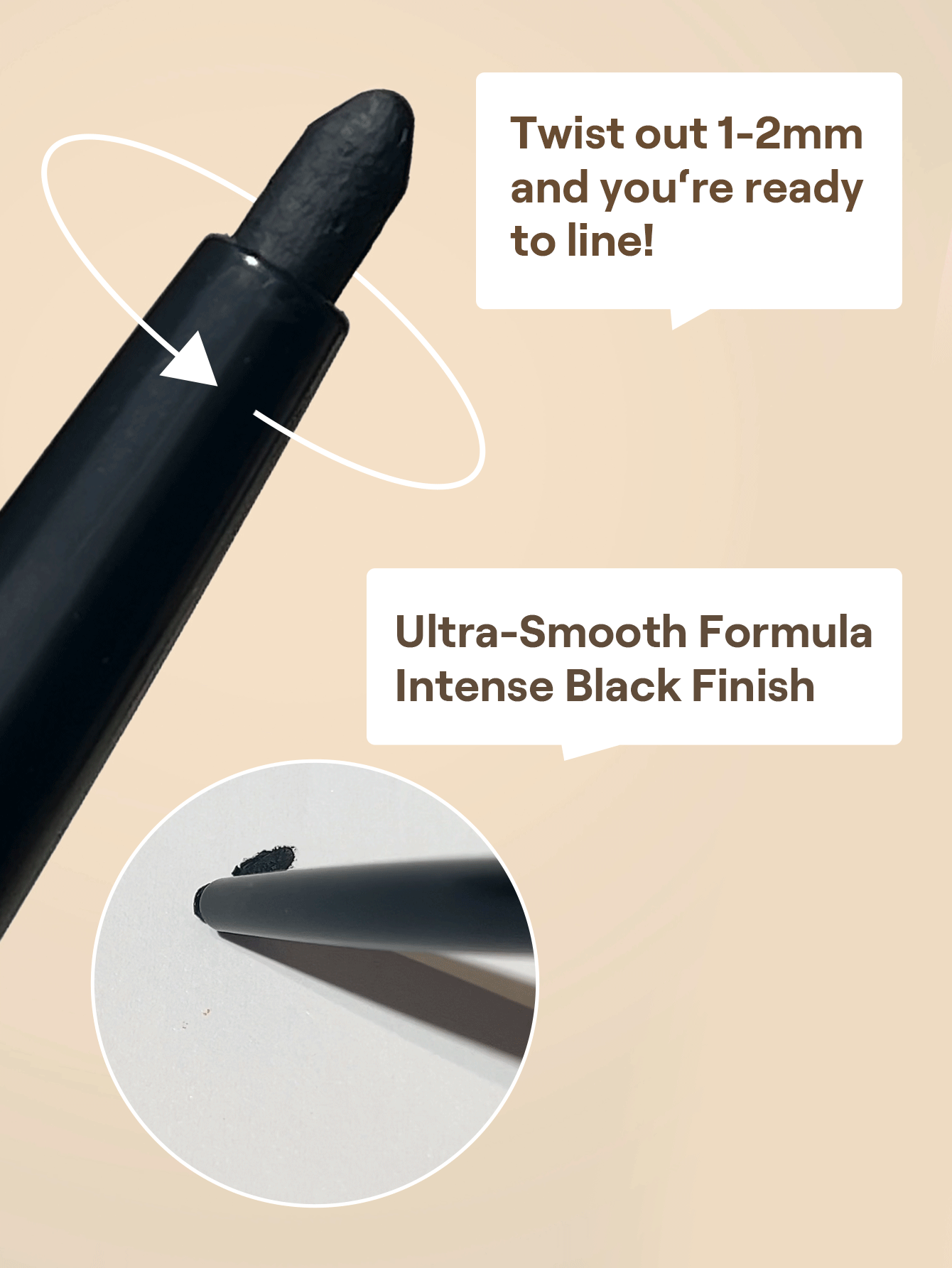 SHEGLAM On-Line Creamy Eyeliner-Brown
