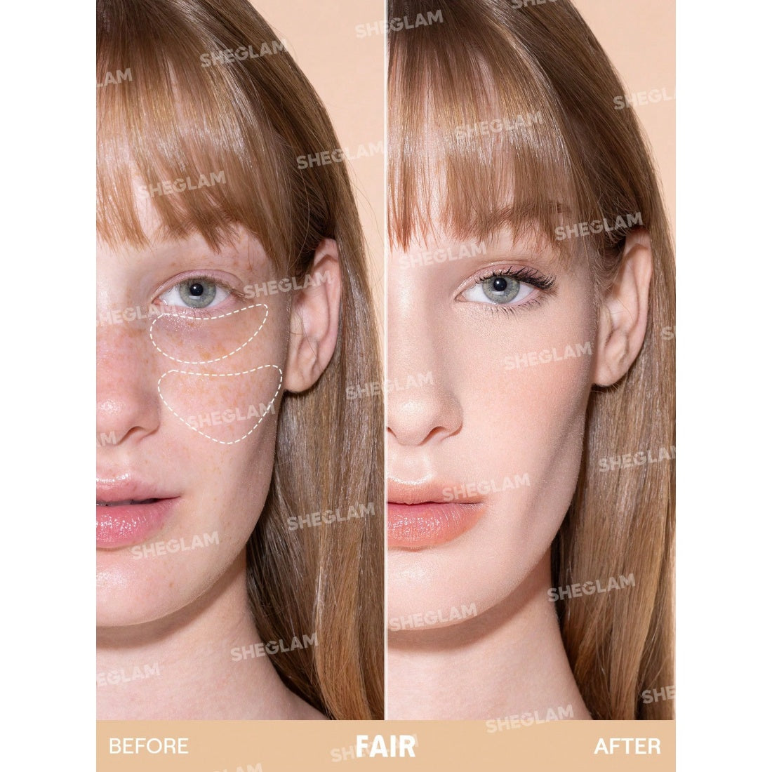 SHEGLAM Corrector de cobertura total Like Magic 12HR - Fair