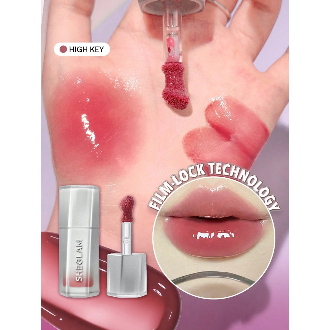 SHEGLAM Glass Lock Air Gloss- 111 High Key
