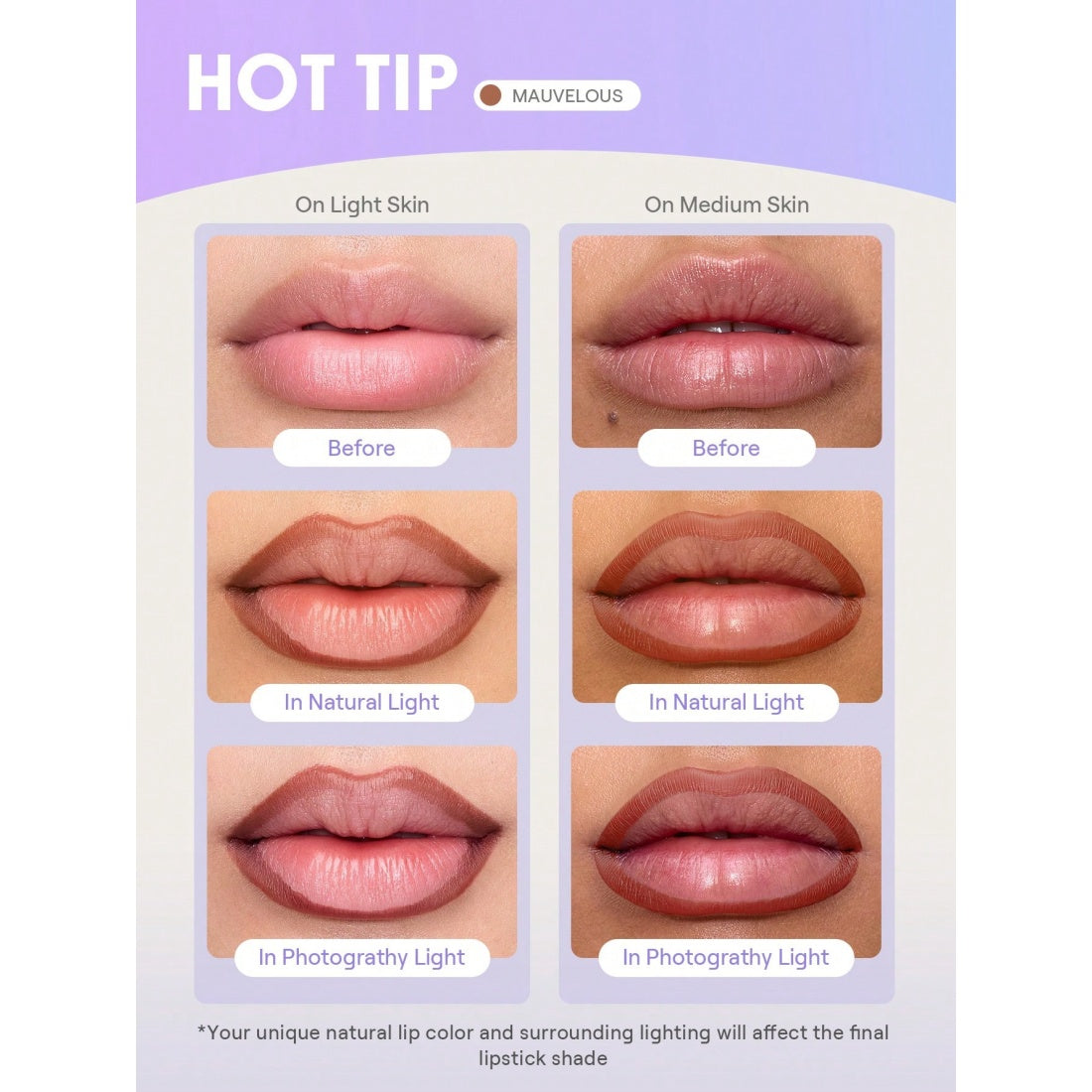 SHEGLAM Fall In Line Tinte delineador de labios despegable - 110 Pinky Promise