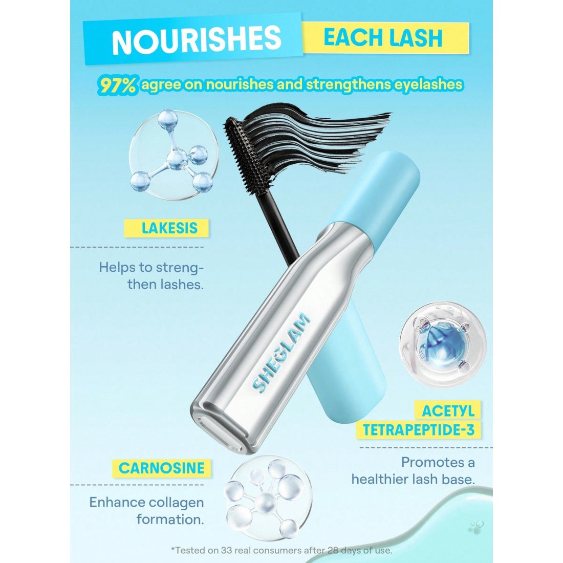 SHEGLAM Lashlighter Infinite Tubing Mascara-Black
